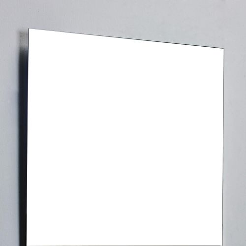  Eviva EVMR-36X30-MetalFrame Sax Metal Frame Wall Mirror 36 Brushed Chrome