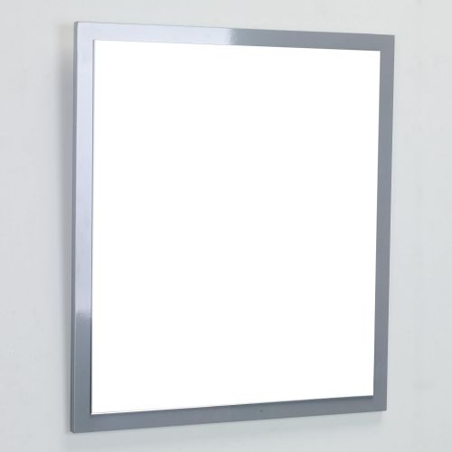  Eviva EVMR-36X30-MetalFrame Sax Metal Frame Wall Mirror 36 Brushed Chrome