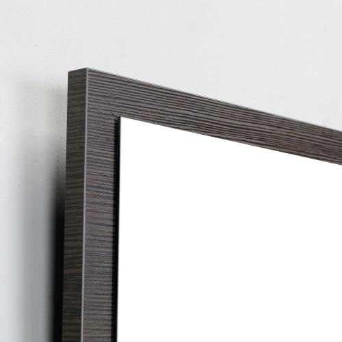  Eviva EVMR-36X30-MetalFrame Sax Metal Frame Wall Mirror 36 Brushed Chrome