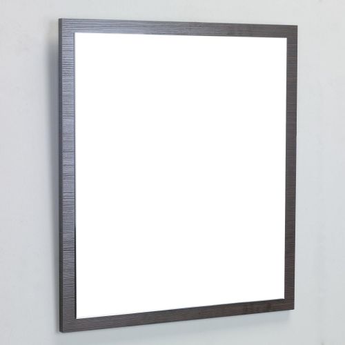  Eviva EVMR-36X30-MetalFrame Sax Metal Frame Wall Mirror 36 Brushed Chrome