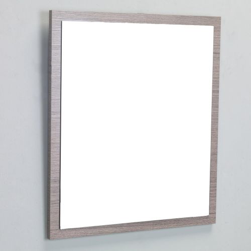  Eviva EVMR-36X30-MetalFrame Sax Metal Frame Wall Mirror 36 Brushed Chrome