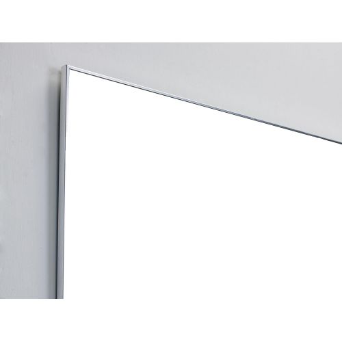  Eviva EVMR-60X30-MetalFrame Mirrors 60 Brushed Chrome