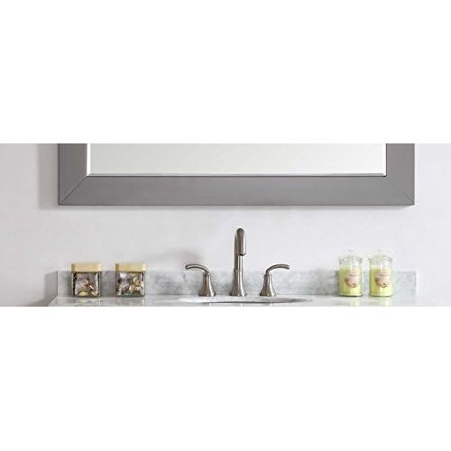  Eviva EVMR412-48 x 30-GR Aberdeen 48 Framed Bathroom Mirror Combination, Grey
