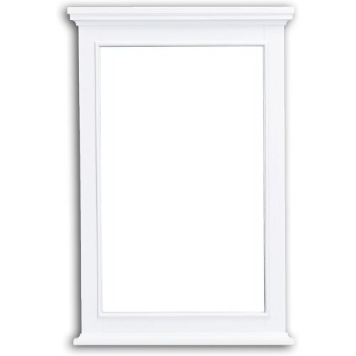  Eviva EVMR709-24WH Elite Stamford White Full Framed Bathroom Vanity Mirror Combination