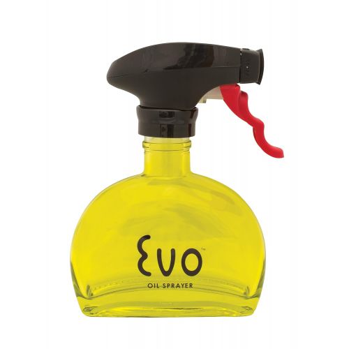 Evo Oil Sprayer Bottle 8116, Non-Aerosol for Olive Oil and Cooking Oils, Glass, 6-Ounce Capacity