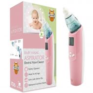 EvoBaby Newborn Nasal Apirator, Nasal Aspirator for Baby, Baby Nasal Aspirator Electric Nose Cleaner with Built-in Light, Music, LCD Screen, and 3 Levels of Nose Suction, USB...