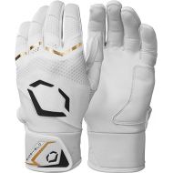 EvoShield Carbyne Adult Batting Gloves - Team White, Large