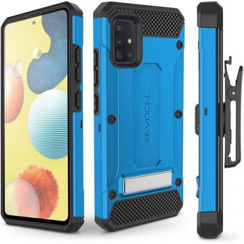  [아마존베스트]Evocel Galaxy A51 (5G) Case Explorer Series Pro with Glass Screen Protector and Belt Clip Holster Explorer Series Pro for Samsung Galaxy A51 (5G), Black