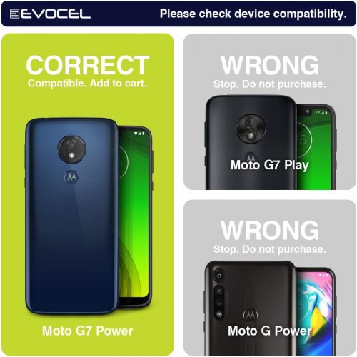  [아마존베스트]Evocel Motorola Moto G7 Power Case, [Explorer Series Pro] Premium Full Body Case with Glass Screen Protector, Belt Clip Holster, Metal Kickstand for Motorola Moto G7 Power (XT1955)