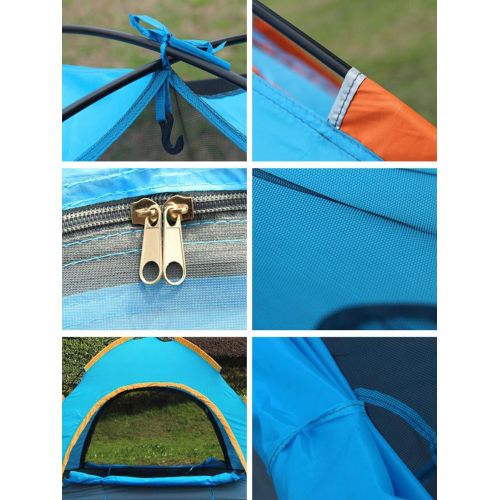  Evokem Pop-up Tent Waterproof UV Protect Tents for Camping Hiking Beach 3-4 Person [US STOCK]