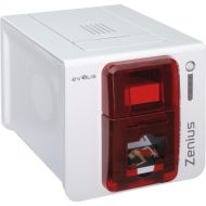 Evolis Zenius Expert Mag ISO Single-Sided Card Printer with Mag ISO Dual HiCo/LoCo 3-track magnetic stripe Encoder (Fire Red)