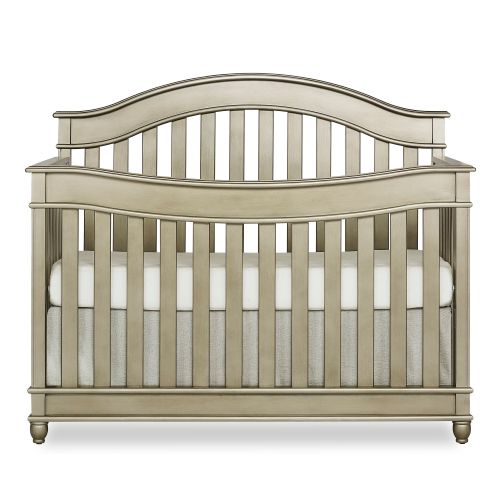  Evolur Hampton 5 in 1 Lifestyle Convertible Crib, Storm Grey