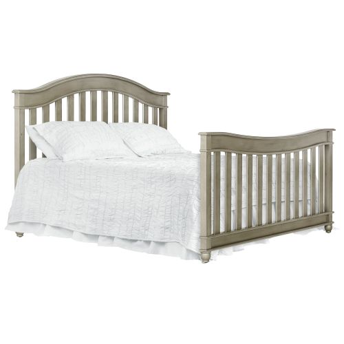  Evolur Hampton 5 in 1 Lifestyle Convertible Crib, Storm Grey