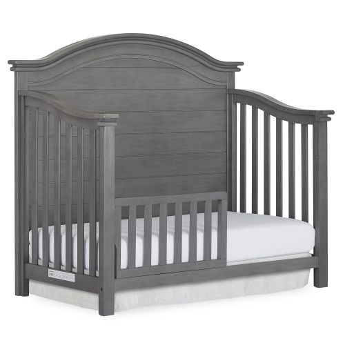  Evolur Belmar Curve 5 in 1 Convertible Crib - Rustic Grey