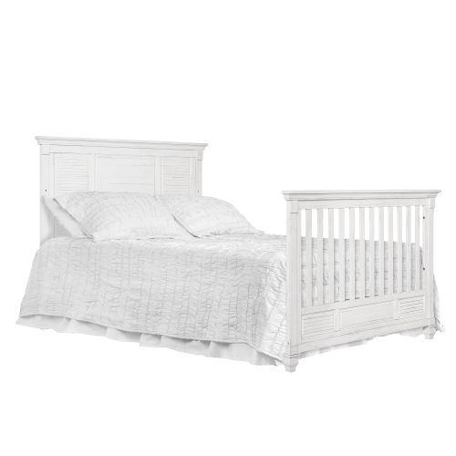  Evolur Signature Cape May 5 in 1 Full Panel Convertible Crib,Weathered White