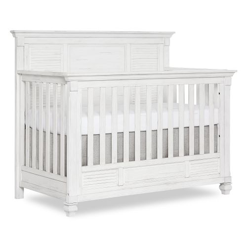  Evolur Signature Cape May 5 in 1 Full Panel Convertible Crib,Weathered White