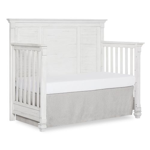  Evolur Signature Cape May 5 in 1 Full Panel Convertible Crib,Weathered White