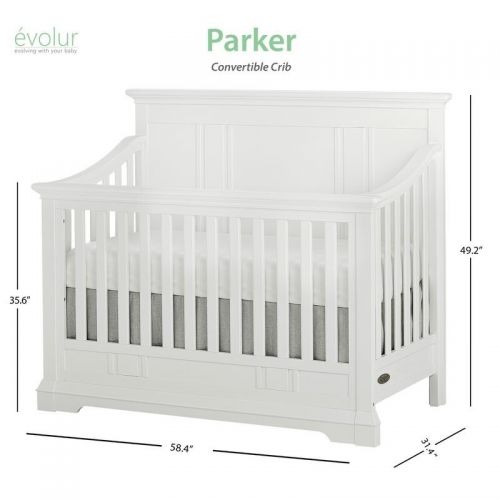  Evolur Parker 5 in 1 Convertible Crib by Evolur