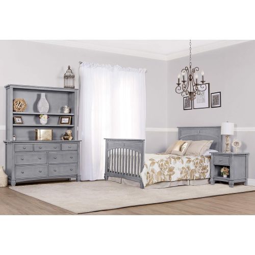  Evolur Santa Fe 5-in-1 Convertible Crib, Storm Grey