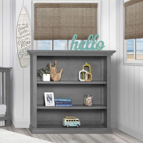  Evolur Mini Bookcase, Rustic Grey