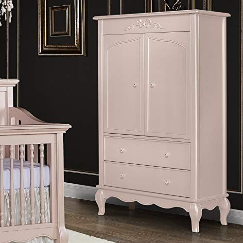  Evolur Aurora Armoire, Blush Pink Pearl