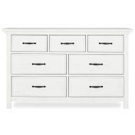 Evolur Belmar Double Dresser, Weathered White