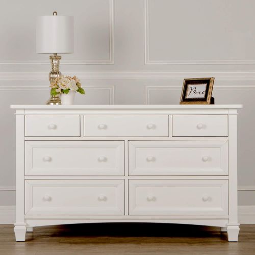  Evolur Fairbanks Double Dresser, Winter White