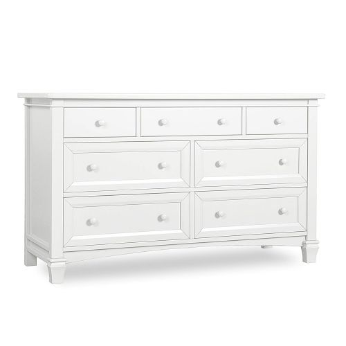  Evolur Fairbanks Double Dresser, Winter White