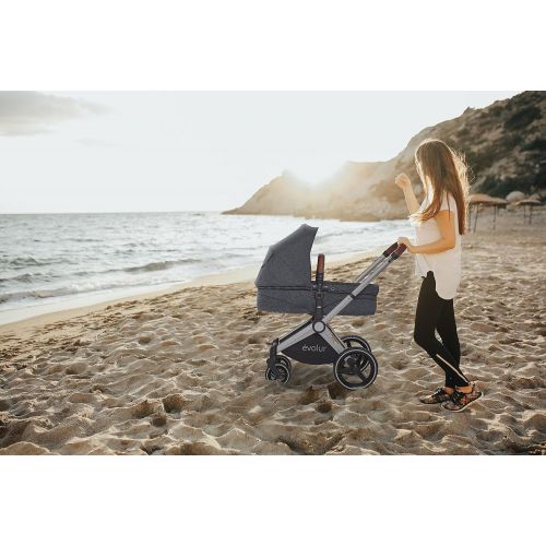  Evolur Nova Reversible Seat Stroller, Grey