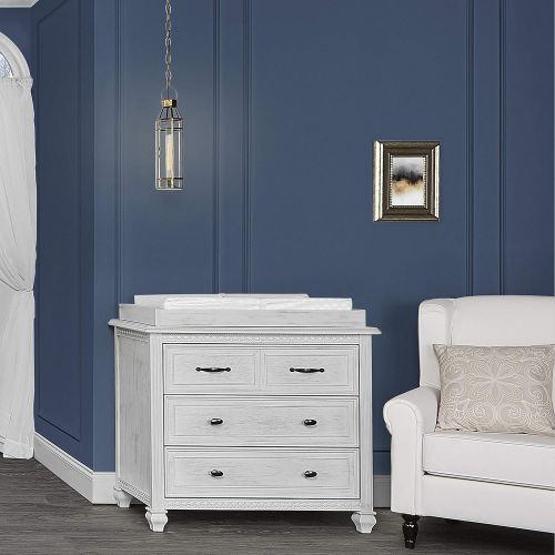  Evolur Madison 3-Drawer Chest, Antique Grey Mist