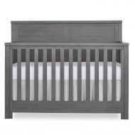 Evolur Belmar Flat 5 in 1 Convertible Crib, Weathered White