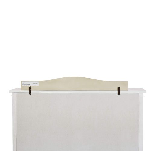  Evolur Fully Assembled Changing Tray, Brush White