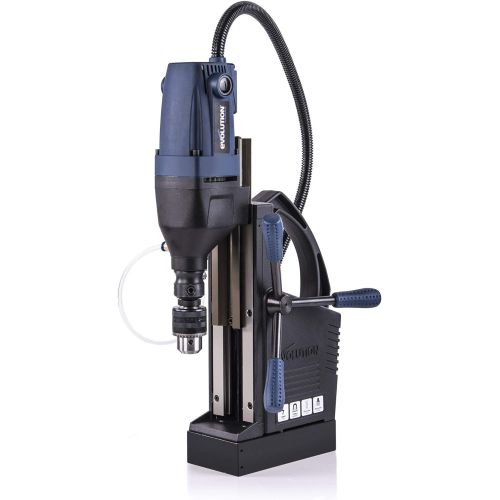  [아마존베스트]Evolution Heavy Duty 1-1/8 inch Industrial Magnetic Drill With Carry Case - S28MAG