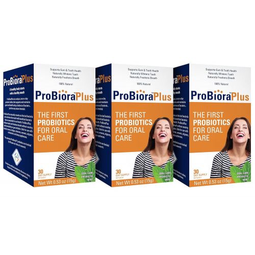  EvoraPlus ProBioraPlus Evora Plus Probiotics for Oral Care Naturally Whitens Teeth Freshens Breath(Pack of 3)