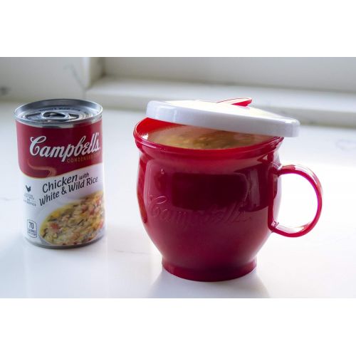 [아마존베스트]Evriholder Campbells Micro Microwave Mug, One Size, Red