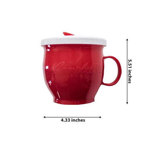  [아마존베스트]Evriholder Campbells Micro Microwave Mug, One Size, Red