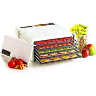 Excalibur 3500W 5-Tray Electric Food Dehydrator with Adjustable Thermostat Accurate Temperature Control Faster and Efficient Drying Includes Guide to Dehydration Made in USA, 5-Tra