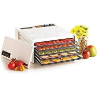 Excalibur 3526TW 5-Tray Electric Food Dehydrator with Temperature Settings and 26-hour Timer Automatic Shut Off for Faster and Efficient Drying Includes Guide to Dehydration Made i