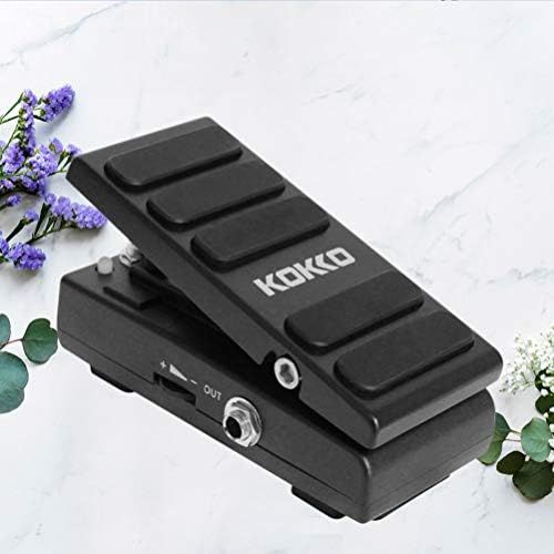  [아마존베스트]Exceart Volume Expression Pedal Foot Pedal for Guitar Wah Sound Guitar Accessories Parts Black