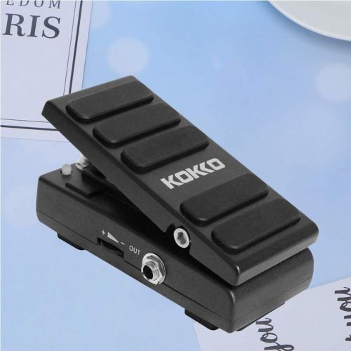  [아마존베스트]Exceart Volume Expression Pedal Foot Pedal for Guitar Wah Sound Guitar Accessories Parts Black