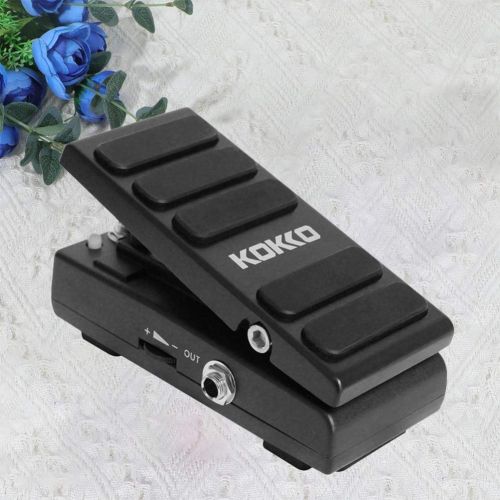  [아마존베스트]Exceart Volume Expression Pedal Foot Pedal for Guitar Wah Sound Guitar Accessories Parts Black