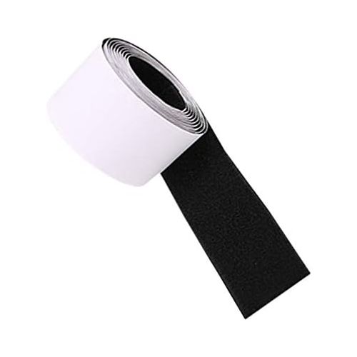  [아마존베스트]Exceart Pedal Mounting Tape Self-Adhesive Velcro for Guitar Pedal 200 cm Black