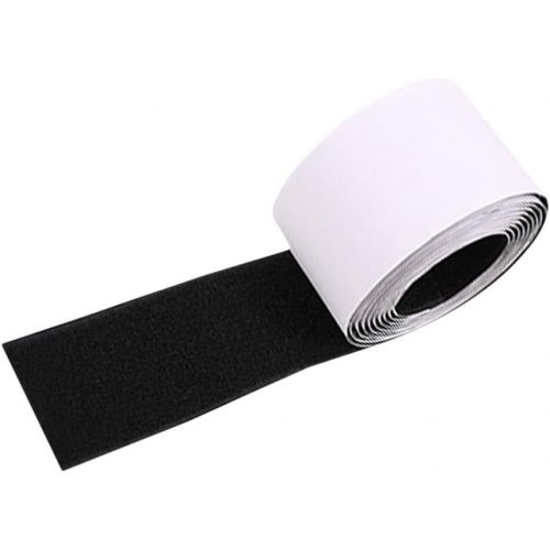  [아마존베스트]Exceart Pedal Mounting Tape Self-Adhesive Velcro for Guitar Pedal 200 cm Black