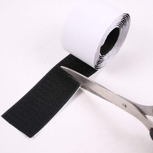  [아마존베스트]Exceart Pedal Mounting Tape Self-Adhesive Velcro for Guitar Pedal 200 cm Black