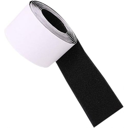  [아마존베스트]Exceart Pedal Mounting Tape Self-Adhesive Velcro for Guitar Pedal 200 cm Black