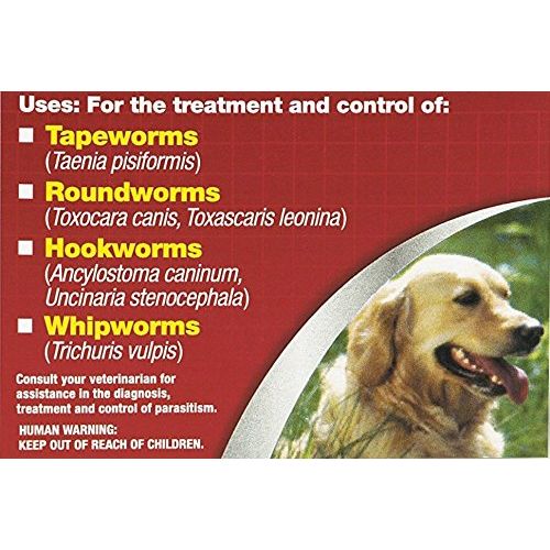  Excel 8in1 Safe-Guard Canine Dewormer for Dogs, 3-Day Treatment