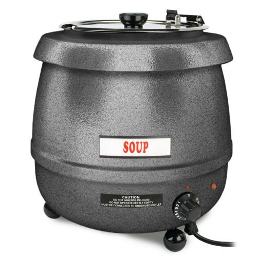  Excellante SEJ31000C 10-12-Quart Stainless-Steel Soup Warmer, Silver