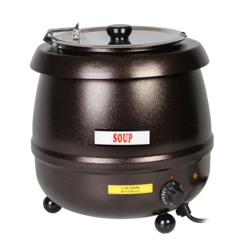  Excellante SEJ32000C 10-12-Quart Stainless-Steel Soup Warmer, Brown