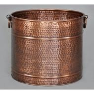 Solid Copper Planter 15 Diameter x 13.75 Height, 3 Sizes Available by Excellent Accents