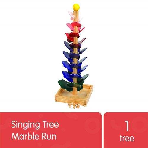  Excellerations Singing Tree Marble Run, 28 inches, Interactive Learning Toy for Kids Classroom Toy, Educational Toy, Kids Toys
